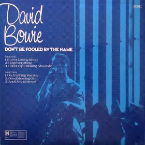 David Bowie - Don't Be Fooled By the Name - Back