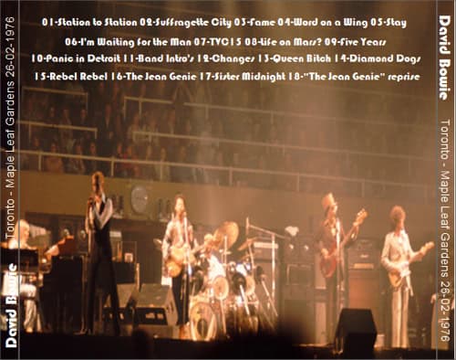 david-bowie toronto-maple-leaf-garden-1976