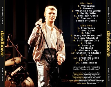 David Bowie Marseilles 1978-05-27-bk
