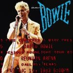 David Bowie 1983-08-19 Dallas ,Reunion Arena (taper mjk5510) – SQ -8