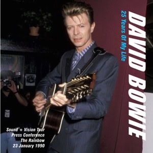 David Bowie 1990-01-23 London ,The Raibow ,Press Conference - 25 Years Of My Life - SQ 9,5