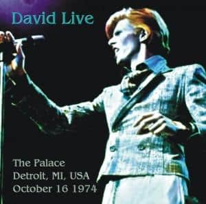 David Bowie 1974-10-16 Detroit ,Michigan Palace (2 tracks) - SQ 7,5 (DIEDRICH)