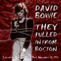 David Bowie 1974-11-15 Boston ,Music Hall – The Pulled In From Boston – (Joe Maloney master) – SQ 7,5