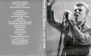 David Bowie 1996-07-10 Monte Carlo ,Espace Fontveile - Monaco ’96 - (93 min)
