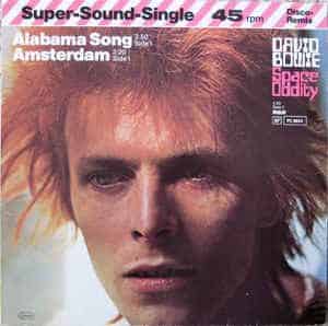 David Bowie ‎Alabama Song / Amsterdam - Space Oddity (1982) Super-Sound-Single