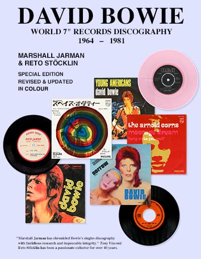 David Bowie World 7” Records 1964-1981: A completely updated edition