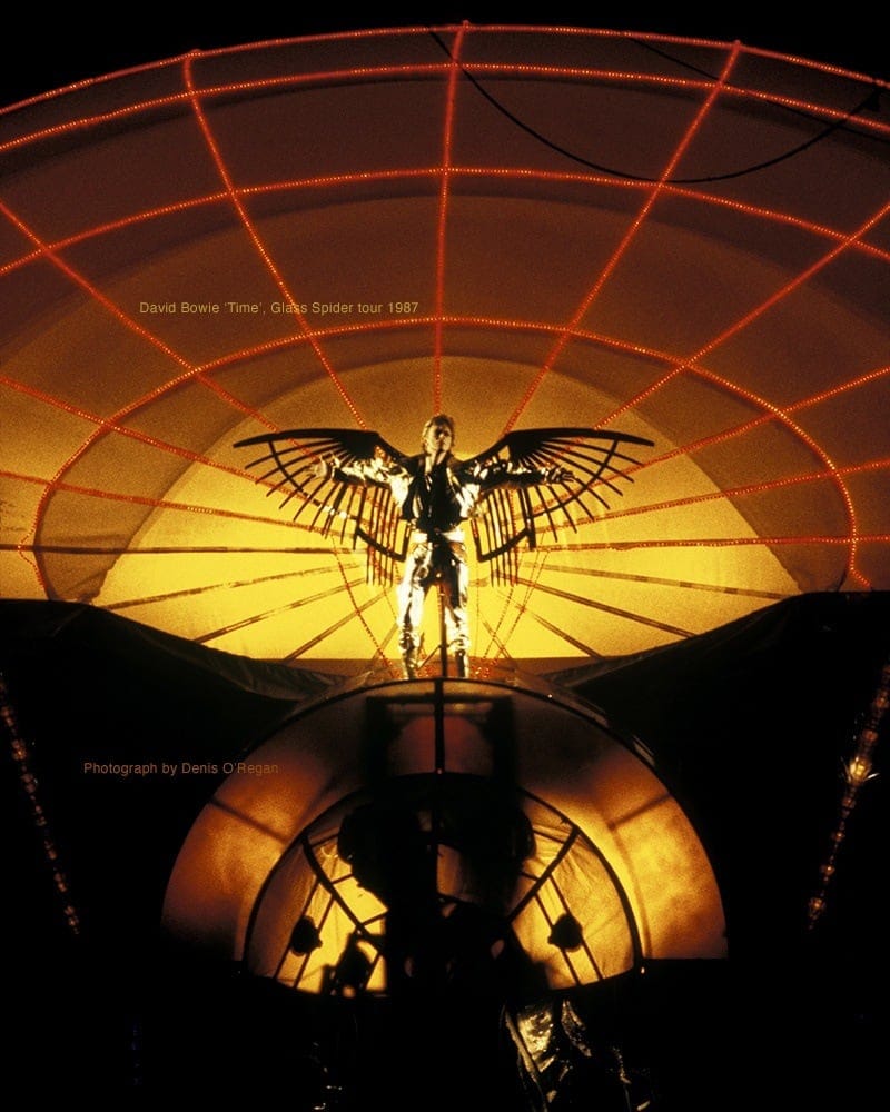 David Bowie Glass Spider Tour 1987