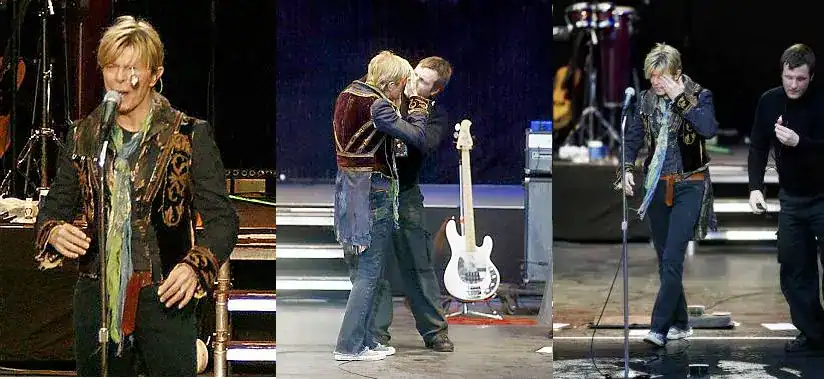 David Bowie Oslo lollipop incident 2004