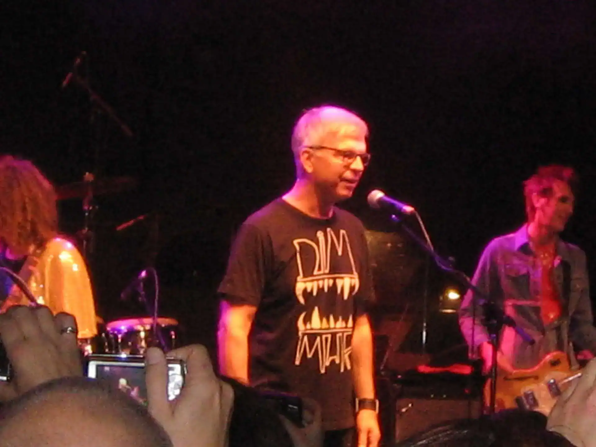 Tony Visconti and David Bowie in the studio