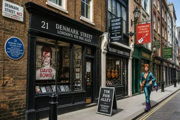 21 Denmark Street Tin Pan Alley London