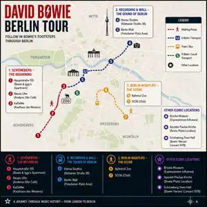 David Bowie Walk Berlin