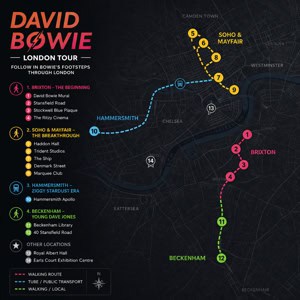 David Bowie Walk London