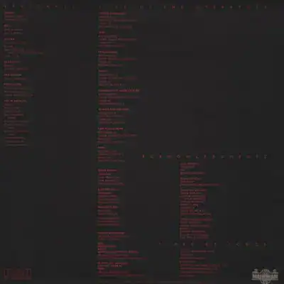 David Bowie Young Americans Back cover