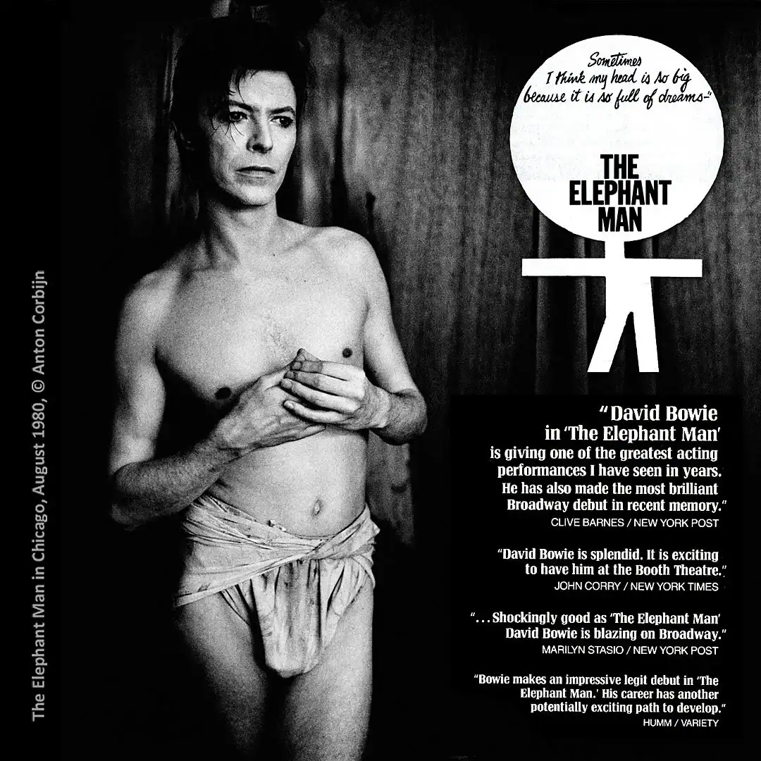 David Bowie in The Elephant Man