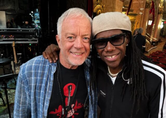 Frank Simms, Nile Rodgers, Beacon Theatre, NYC, Love Rocks VIII, March, 2024 Frank Simms, Nile Rodgers, Beacon Theatre, NYC, Love Rocks VIII, March, 2024