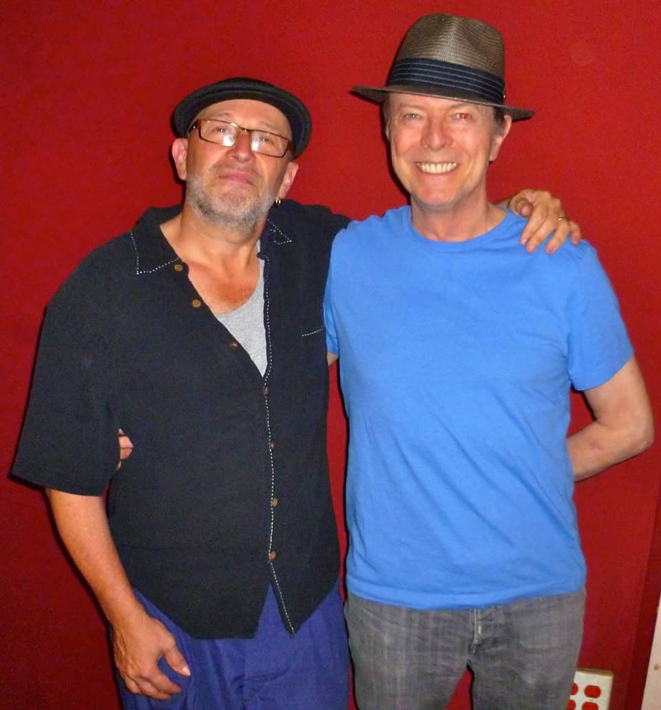David Bowie and Steve Elson