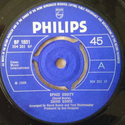 Space Oddity UK-single (1969)