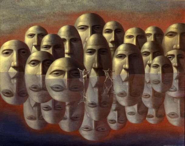 George Underwood painting