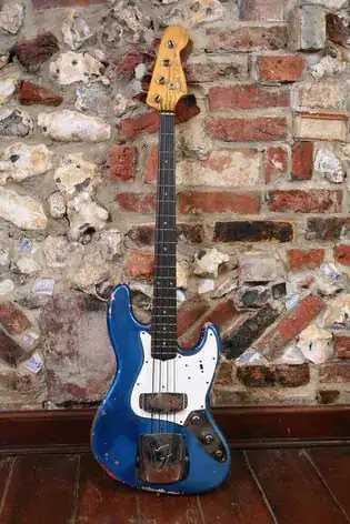 Blue Fender Jazz Bass