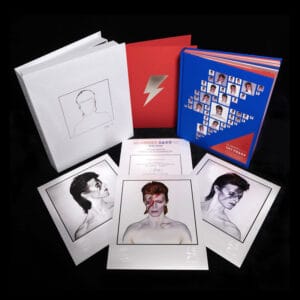 David Bowie Special Limited Edition Anniversary Box Set – Aladdin Sane 50 Years Book + 3 Fine Art Prints