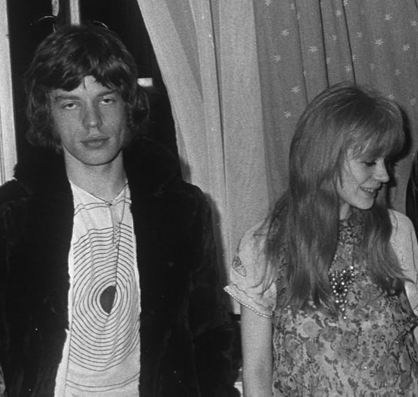 Marianne Faithfull and Mick Jagger, 1967